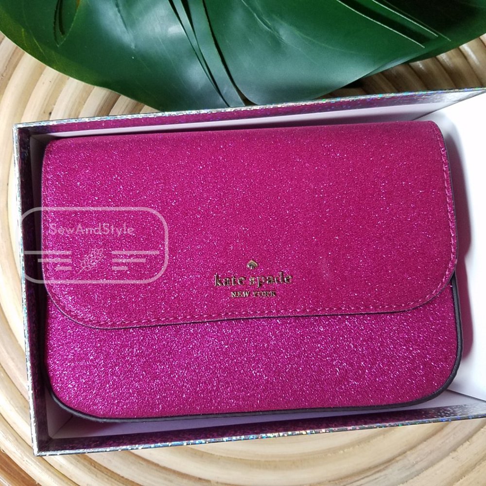 Boxed Convertible Belt Lola Glitter Convertible Pink Kate Spade Brand New